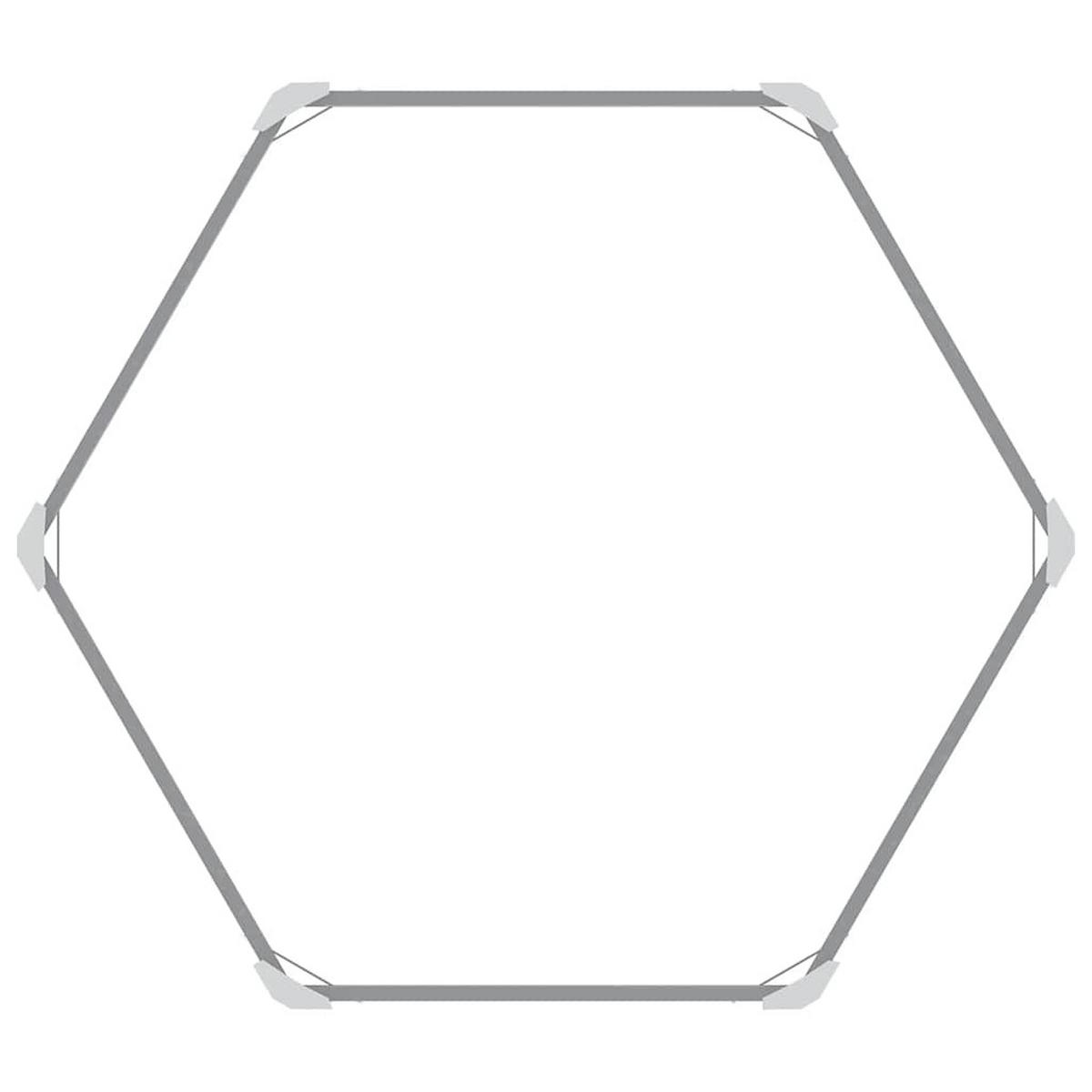 GARTEN-HOCHBEET Verzinkter Stahl 129x129x77 cm Grau - Grau, Metall (129/77/129cm) - furnicato