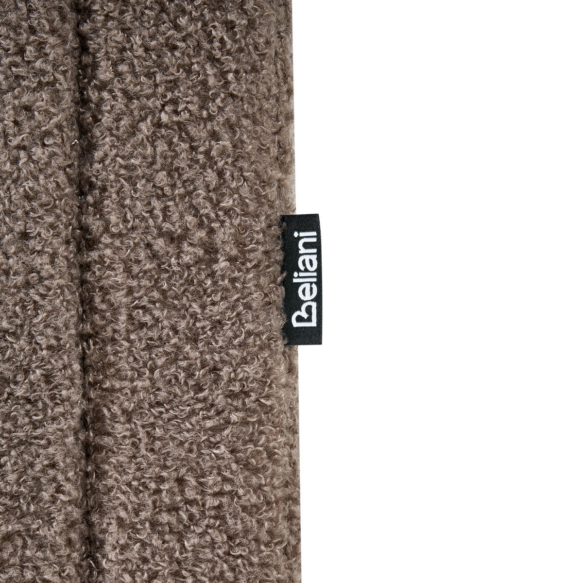 ÁGY Buklé 180/200 cm Tópszín Dinan - bézs, textil (180/200cm) - Beliani