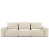 3-SITZER SOFA ZUCCO, Hellbeige - Hellbraun, Holz/Holzwerkstoff (292/85/100cm) - KONSIMO®