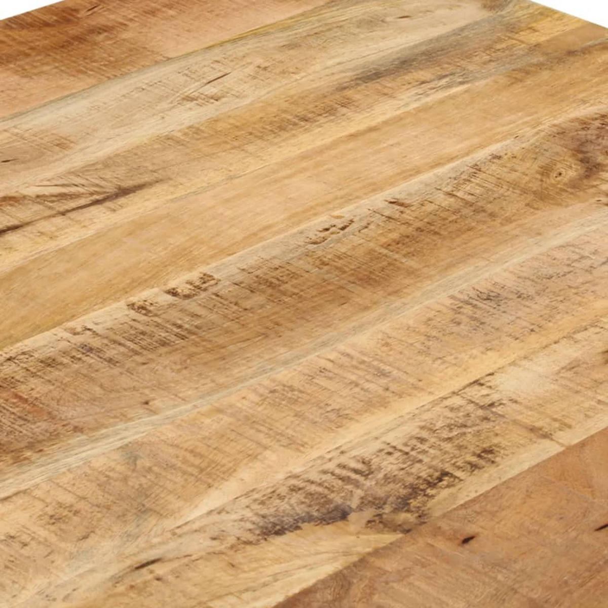 ESSTISCH Landhausstil 82/80/76 cm aus Massivholz Mango - Braun, Holz (80/82/76cm) - vidaXL
