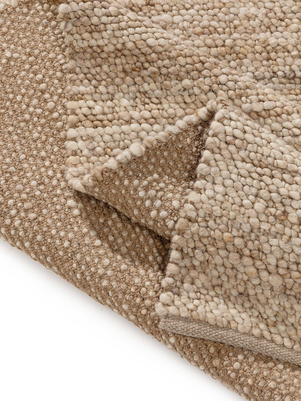 WOLLTEPPICH Finn Beige 200x300 cm - Beige, Textil (200/300cm) - benuta Pure