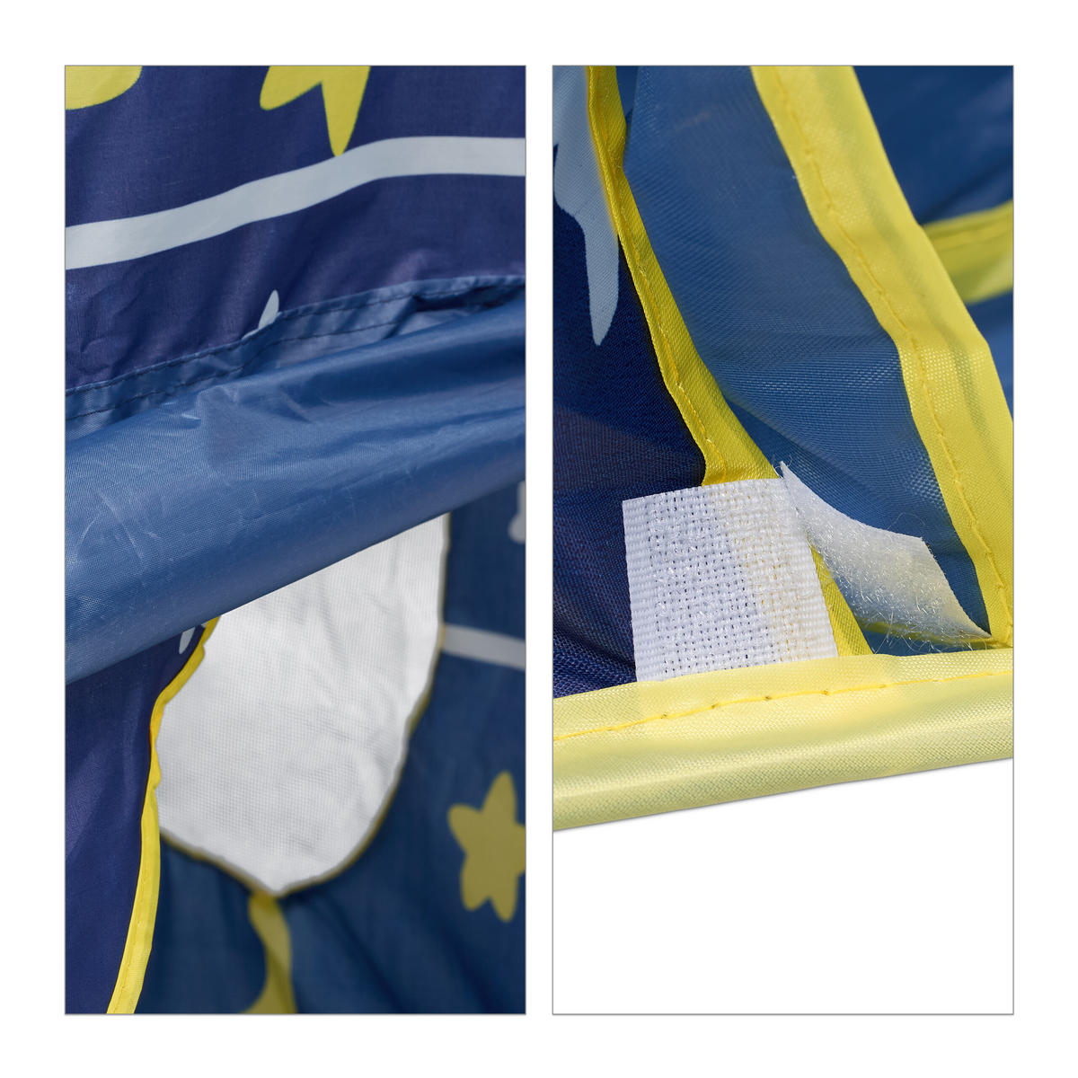 SPIELZELT - Multicolor, Kunststoff/Textil (100/100cm) - Relaxdays
