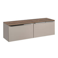 SKŘÍŇKA POD UMYVADLO 160cm Éros Krtek - šedohnědá, kompozitní dřevo (160/48/46cm) - Petits-meubles