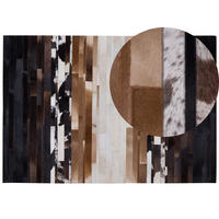 KURZFLOR-TEPPICH Dalyan 230/160 cm - Multicolor, Fell (160/230cm) - Beliani