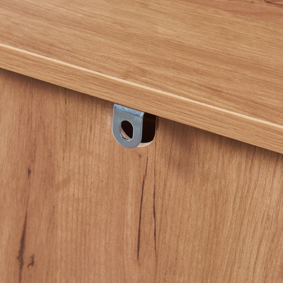 NACHTTISCH Varkaus - Eichefarben, Holzwerkstoff (43/55/40cm) - [en.casa]