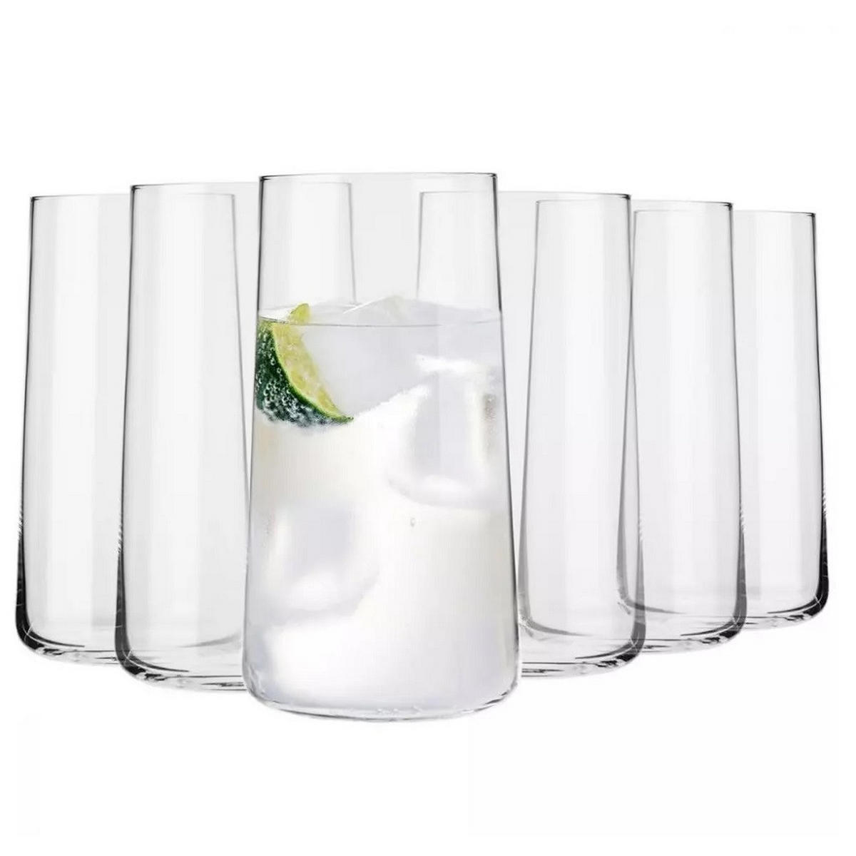 LONGDRINKGLÄSER, 6er-Set, 550 ml - Transparent, Glas (0.55L) - Krosno Glass