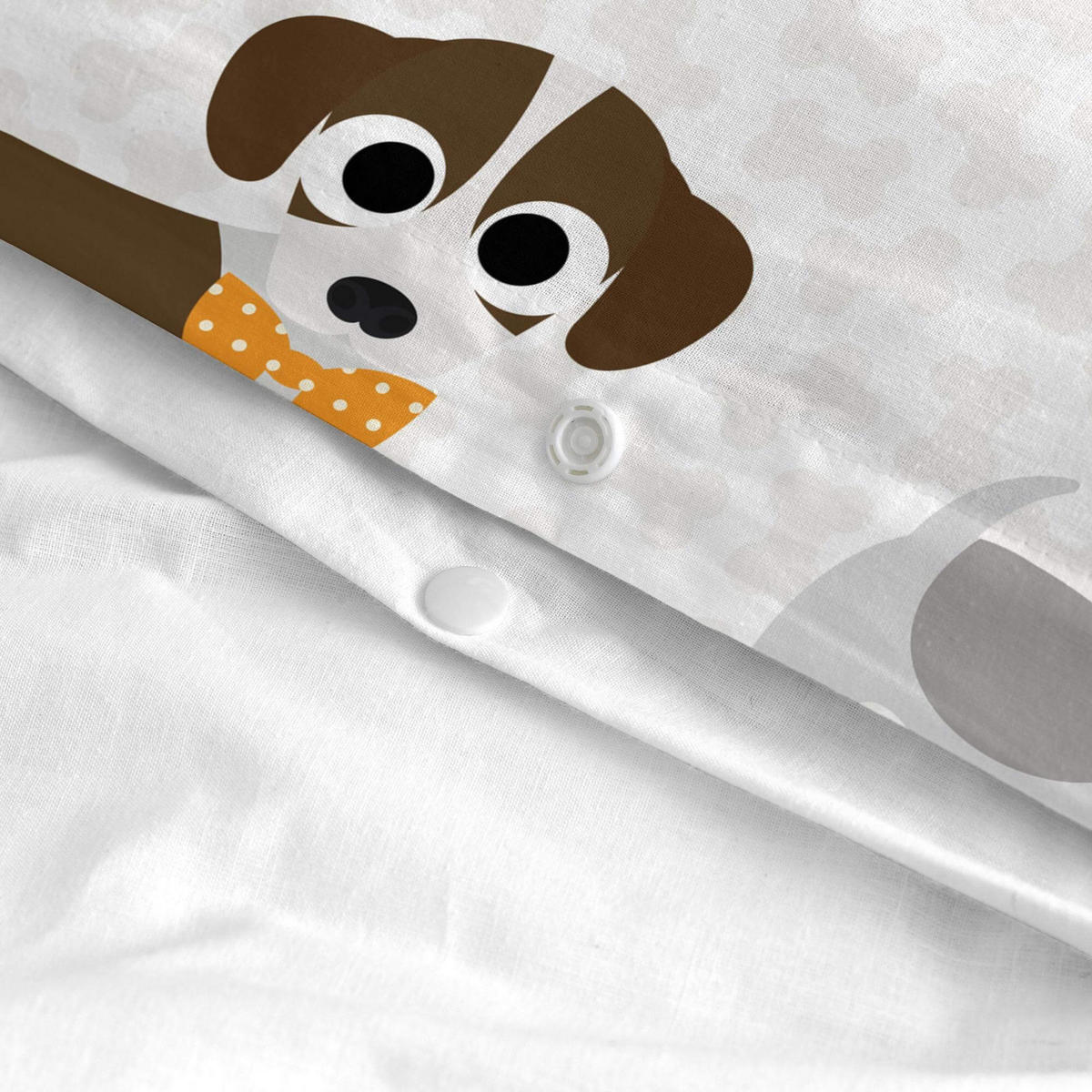 BETTBEZUG 2er-Set teiliges dogs 135/140x200 cm (standardgrösse) mehrfarbig - Multicolor, Textil (140/200cm) - Happy Friday