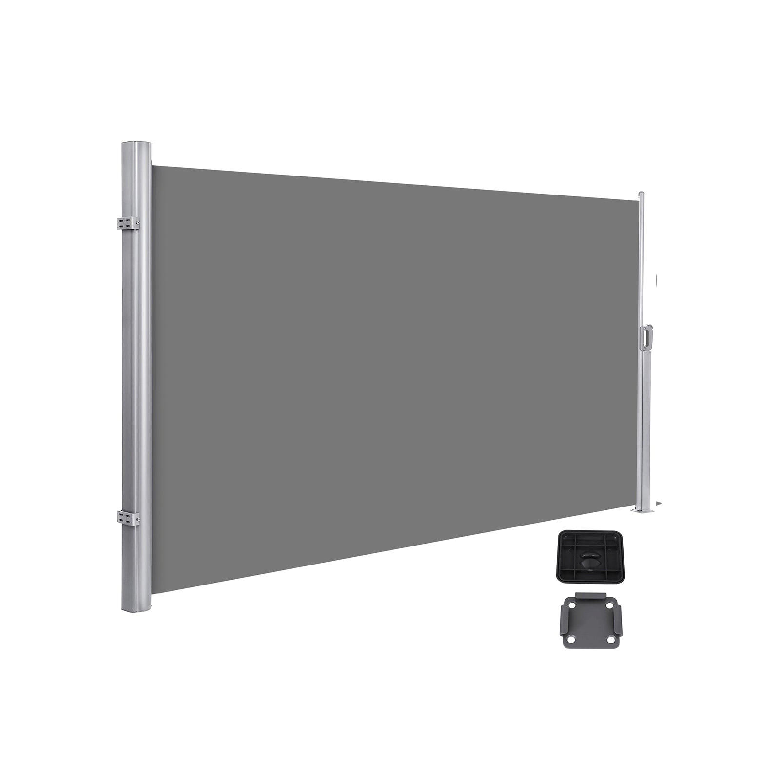 SEITENMARKISE - Hellgrau, Textil (180/10cm) - Hansiro