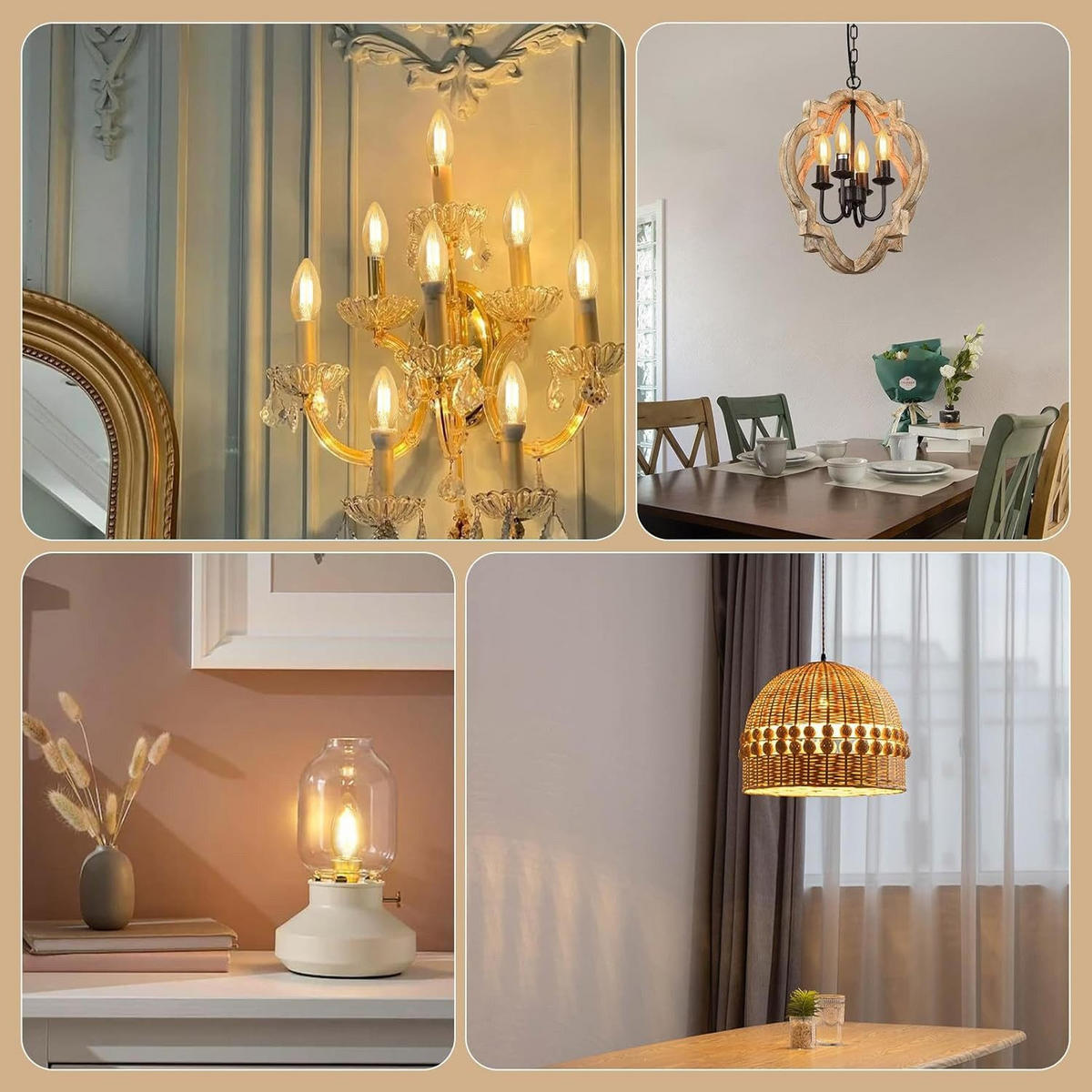 LEUCHTMITTEL Glowthyn 3.5/3.5/10 cm - Transparent, Glas (3.5/10cm) - ZMH