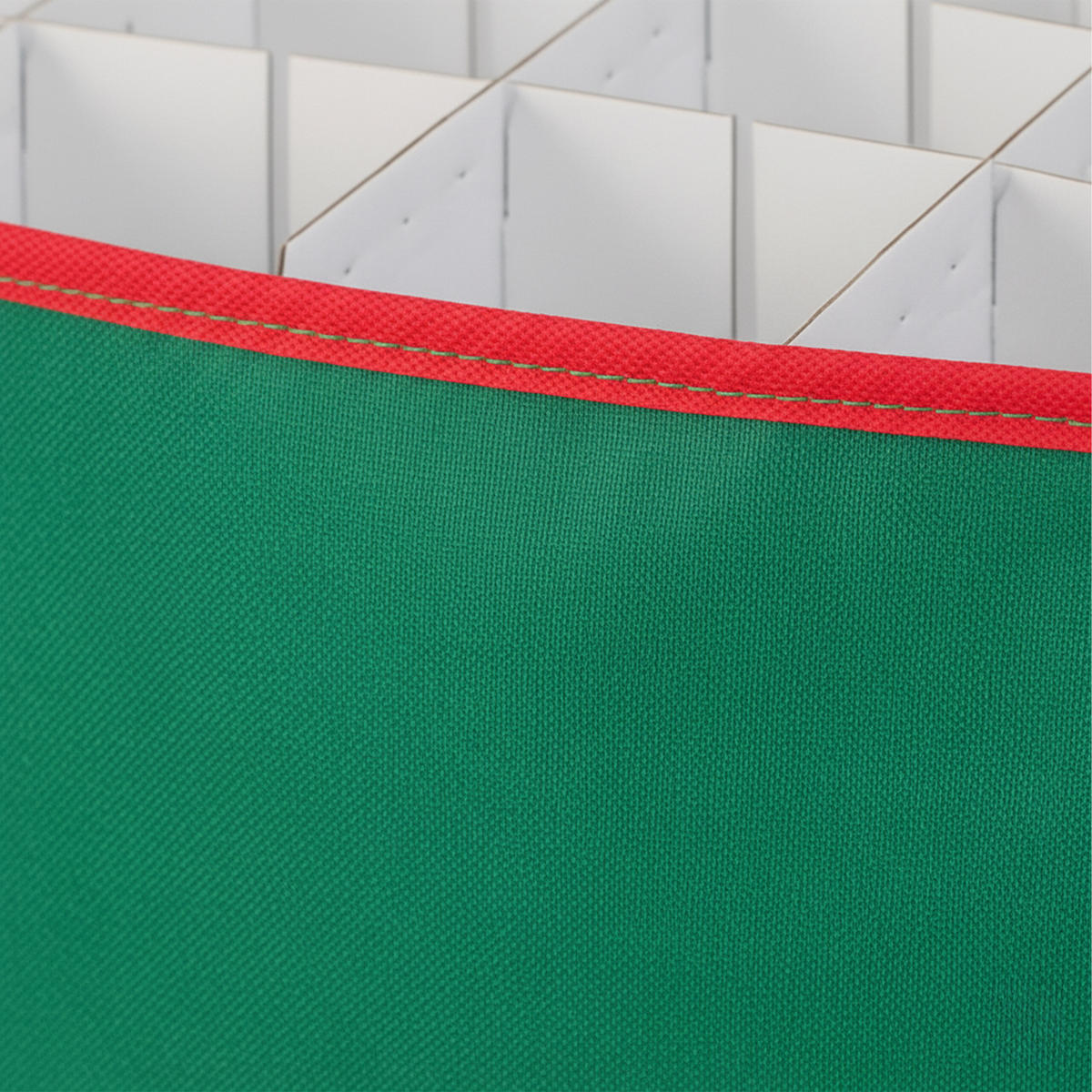 WEIHNACHTSKUGEL-AUFBEWAHRUNGSBOX - Grün, Wellpappe/Kunststoff (33/33/33cm) - Relaxdays