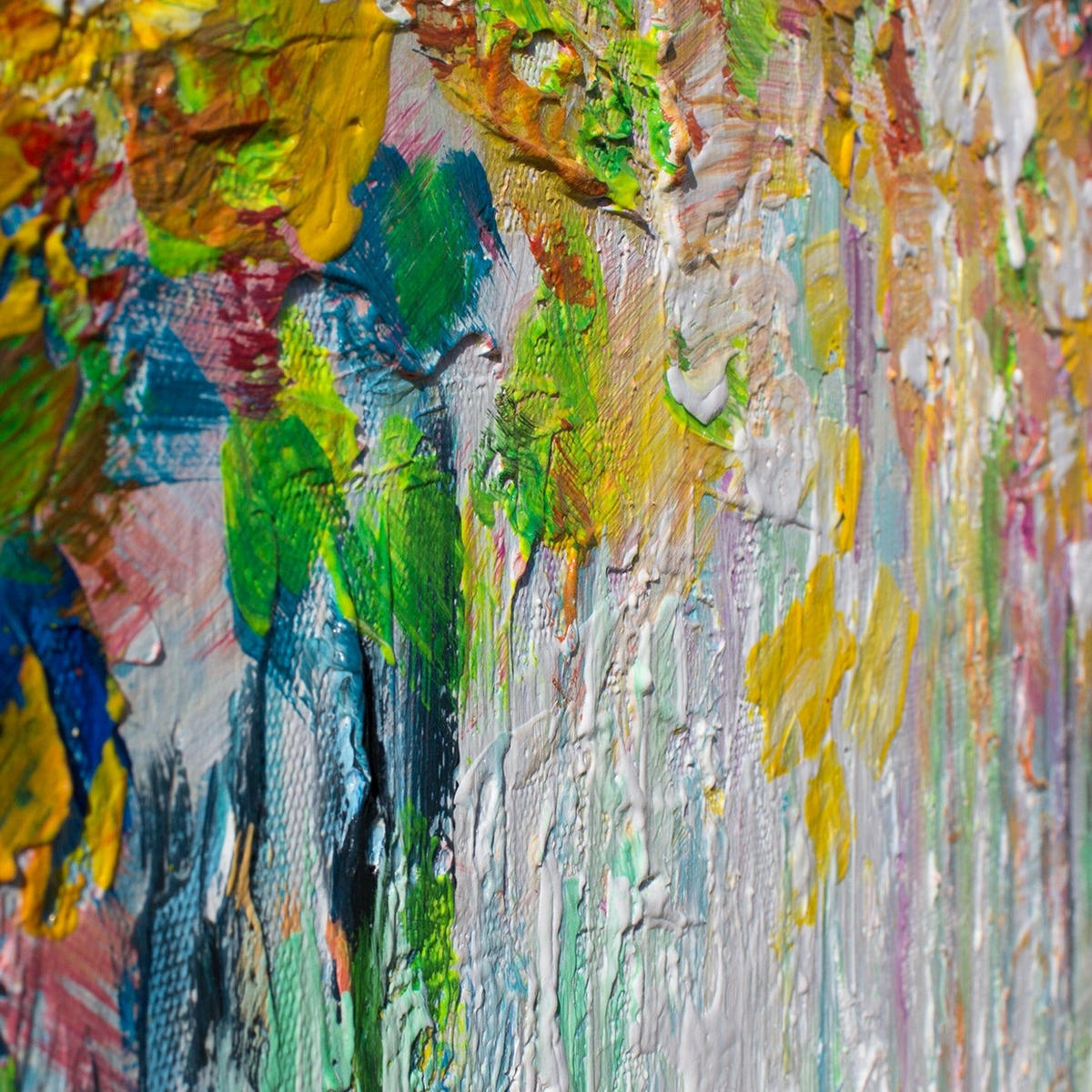 GEMÄLDE Herbstlicher Anlegeplatz Schattenfugenrahmen Beige 100x100 cm - Beige, Holz (100/100cm) - YS-art gallery