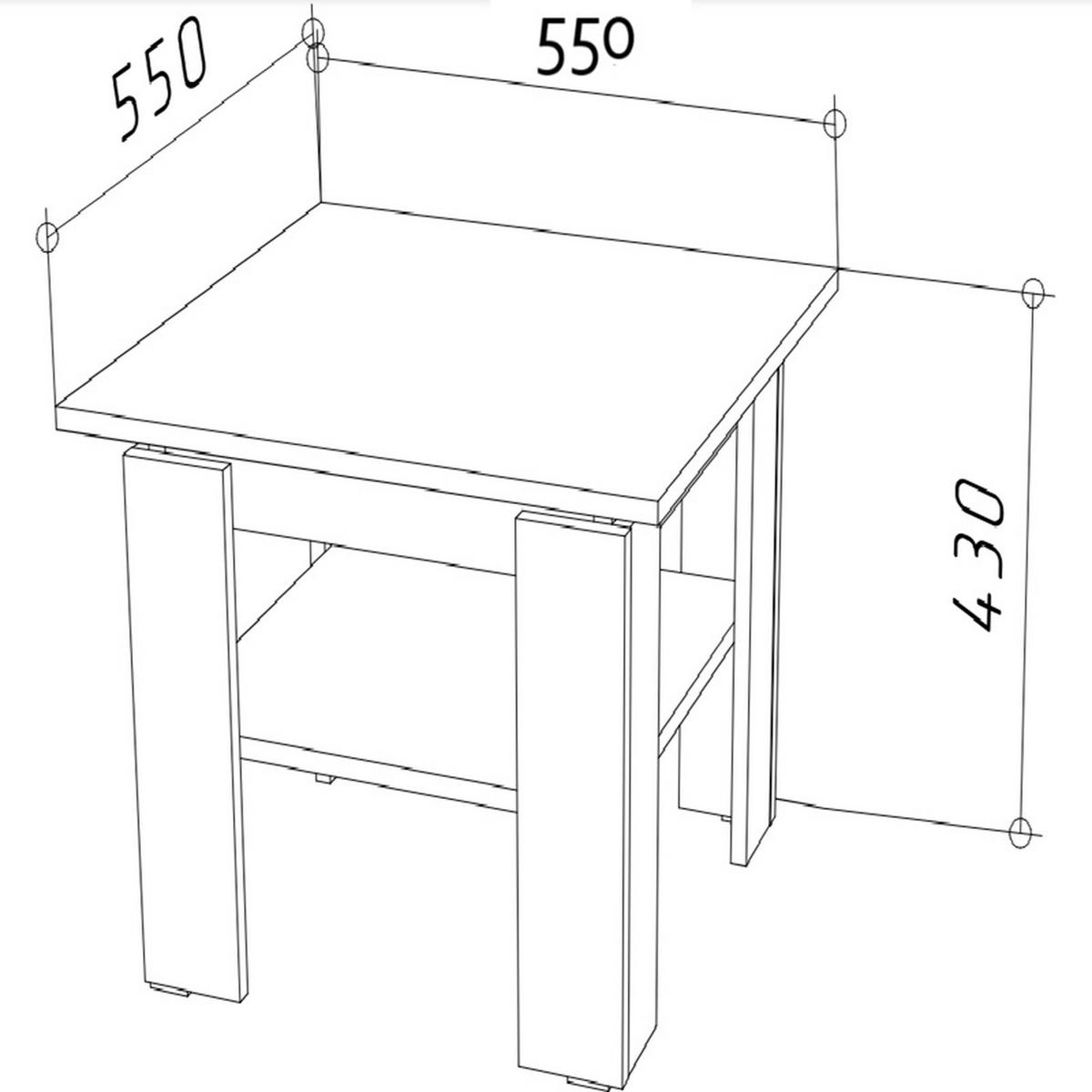 COUCHTISCH Wotan Eiche 55/43/55 - Eiche Wotan, Holzwerkstoff (55/55/43cm) - RAUMHIRSCH FURNITURE