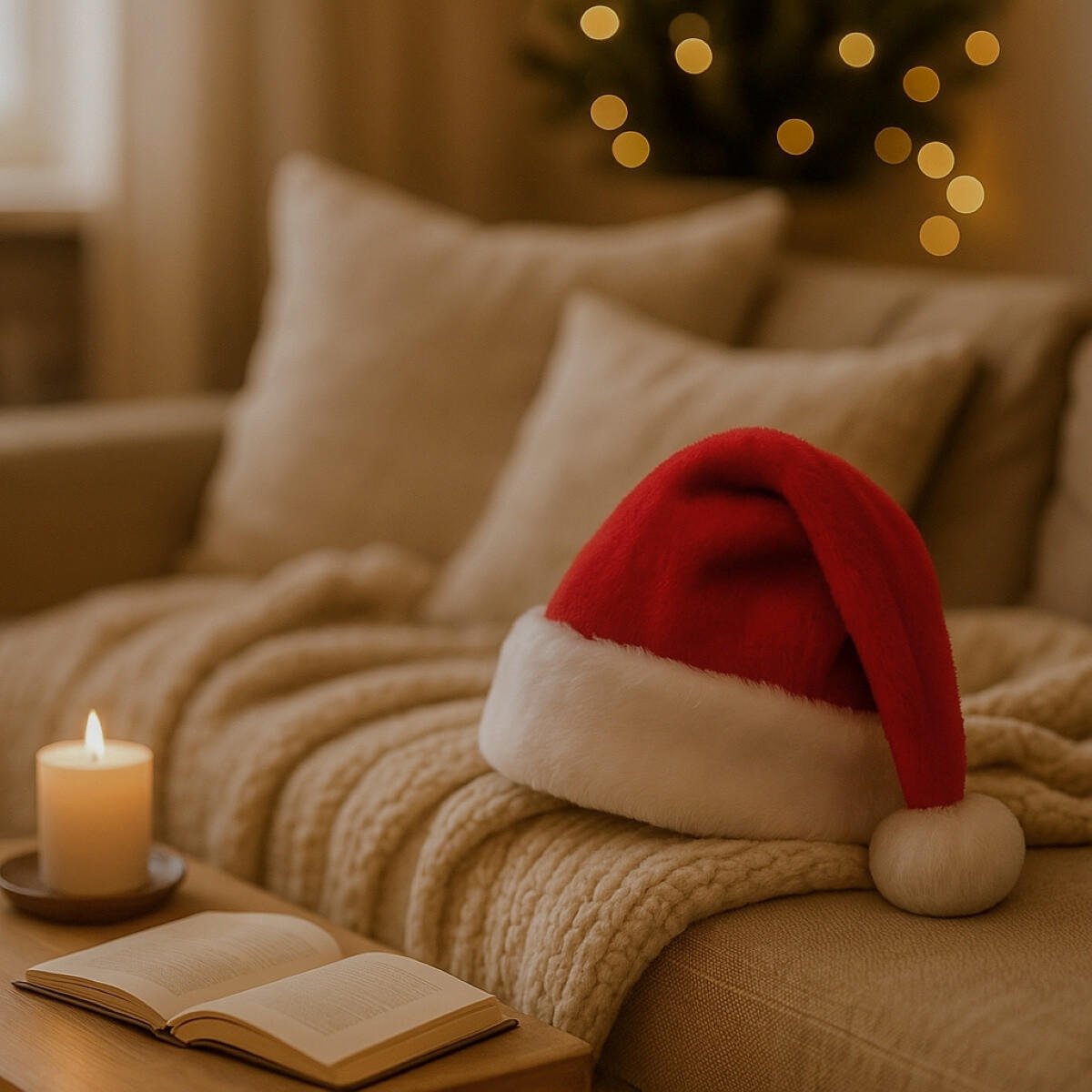 WEIHNACHTSMÜTZE 40/30 cm - Rot, Textil (30/40/30cm) - Home Styling Collection