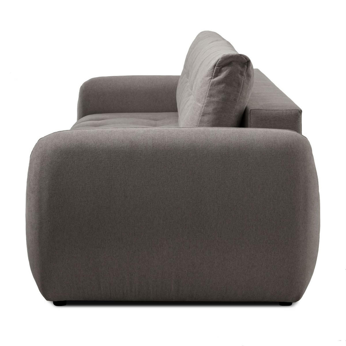 SOFA OMEGA Zweisitzer mit Schlaffunktion, Rosa 21 - Braun, Textil (252/92/105cm) - Lookway