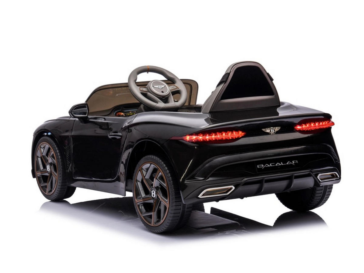KINDER ELEKTROAUTO Bentley Bacalar schwarz - Schwarz, Kunststoff (108/65/45cm) - TPFLiving