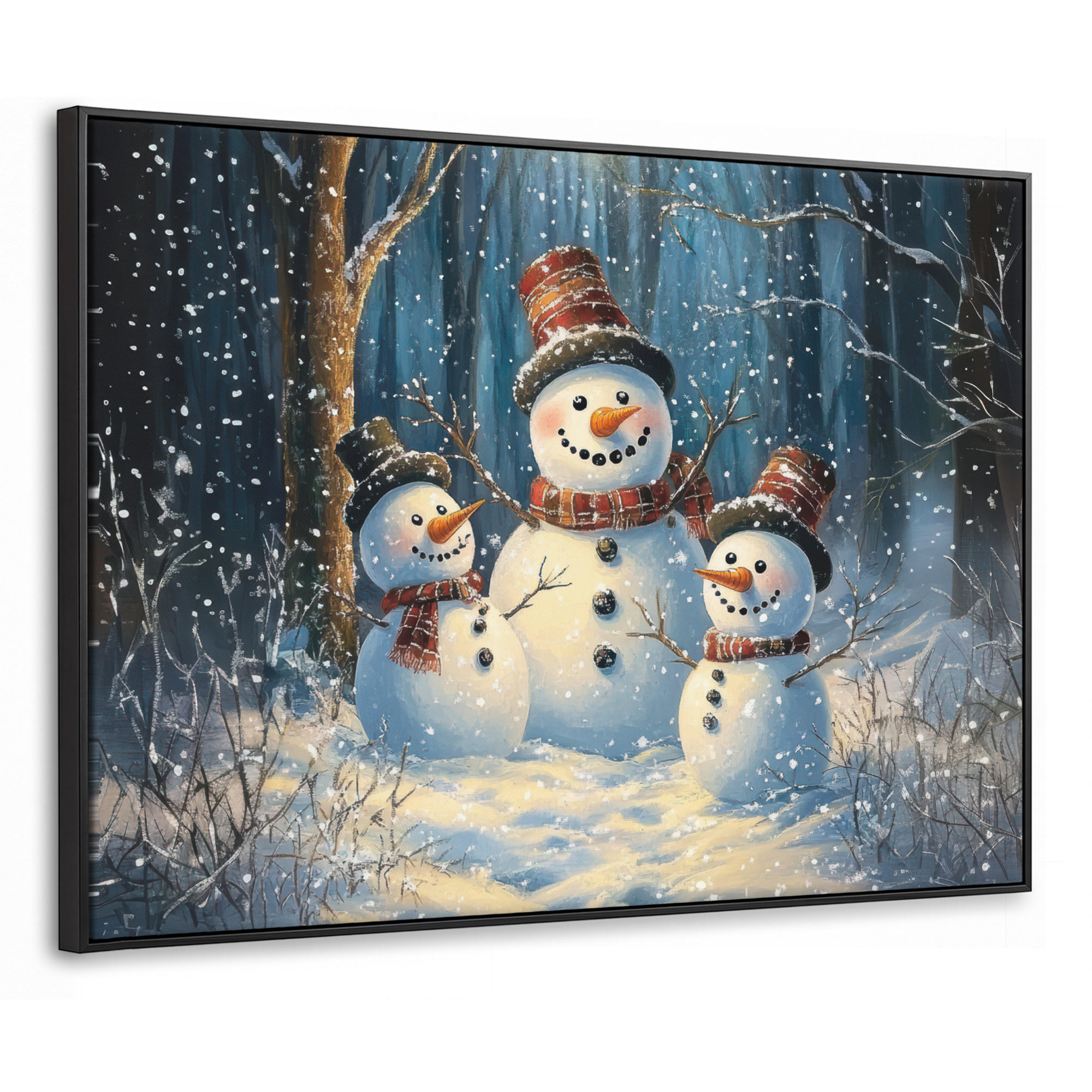 MuchoWow Leinwand Hellblau 80x60 cm