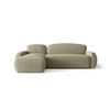 ECKSOFA mit Schlaffunktion LUCAS Quelle 06 Links - Beige, Textil (240/145cm) - Bedante