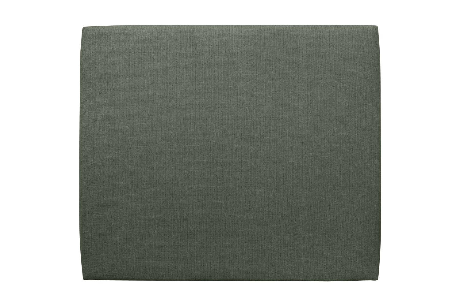 160 cm GEPOLSTERTES KOPFTEIL – Natté-Stoff in Khakigrün - Beige/Olivgrün, Holz (160/120/10cm) - Sommeil de Plomb