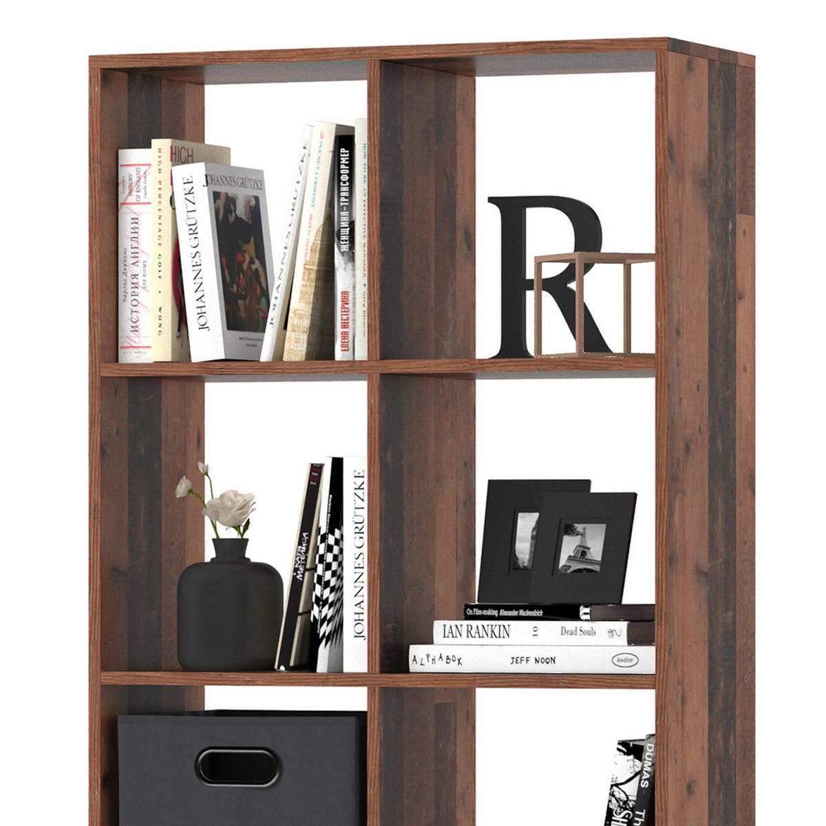RAUMTEILER Scutum Antikholz 143 x 72 cm - Eichefarben, Holzwerkstoff (143/72/29cm) - Vicco
