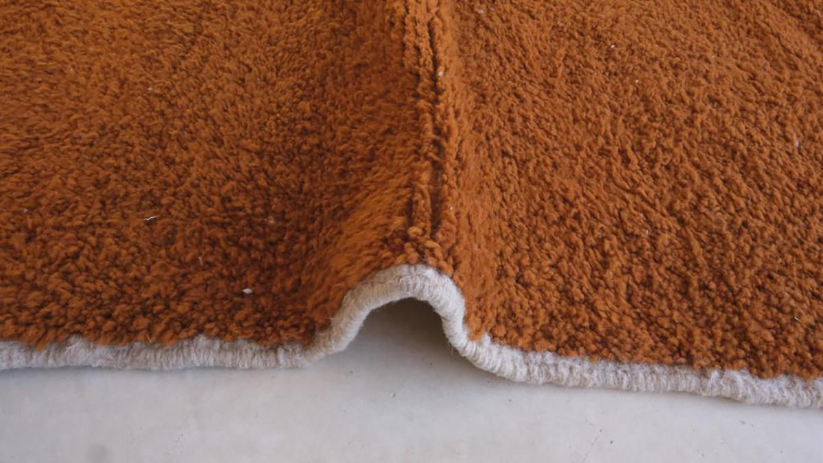 BERBERTEPPICH aus reiner Wolle 164x 257 cm - Braun, Naturmaterialien (164/257cm) - AFK Living