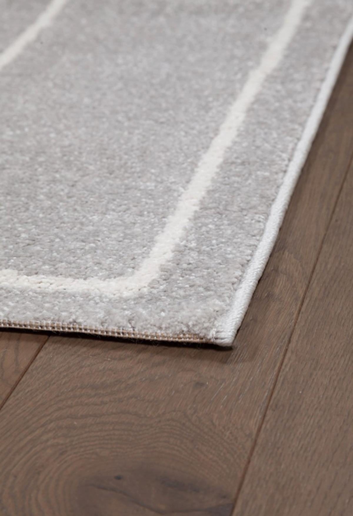 TEPPICH modern Flachgewebe STUDIO Grau 160 x 230 cm - Grau, Textil (160/230cm) - Novatrend