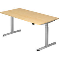 SCHREIBTISCH elektrisch Bluetooth & App XDLB 80/160/74 cm in Ahornfarben - Ahornfarben, Holzwerkstoff (80/160/74cm) - bümö