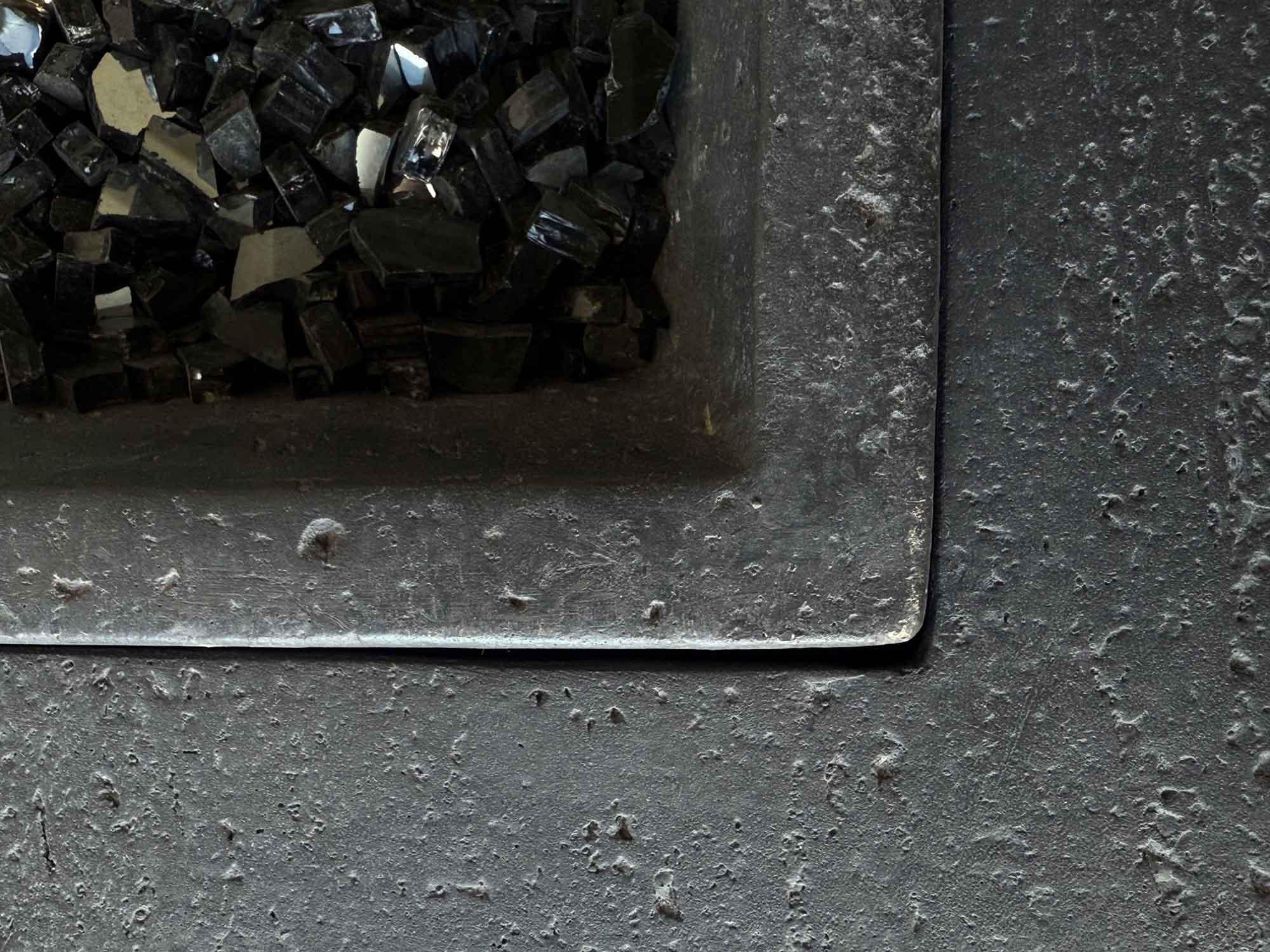 FEUERSTELLE Montreal in Beton-Optik dunkelgrau aus Faserbeton - Dunkelgrau, Stein (92/110/92cm) - Elementi