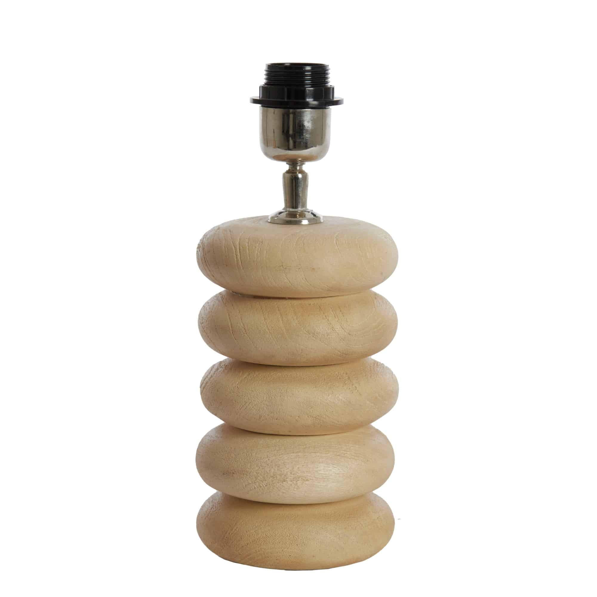 LAMPENFUSS Budongo Braun 12/12/21 cm - Braun, Holz (12/12/21cm) - Light & Living
