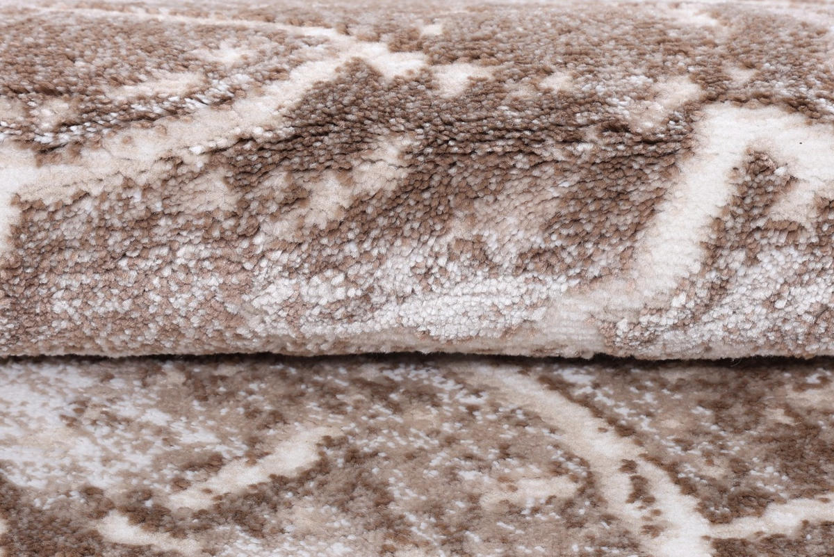 TEPIH bež smeđi krem - 200 x 300 cm - svijetlo smeđa, tekstil (200/300cm) - Mazovia