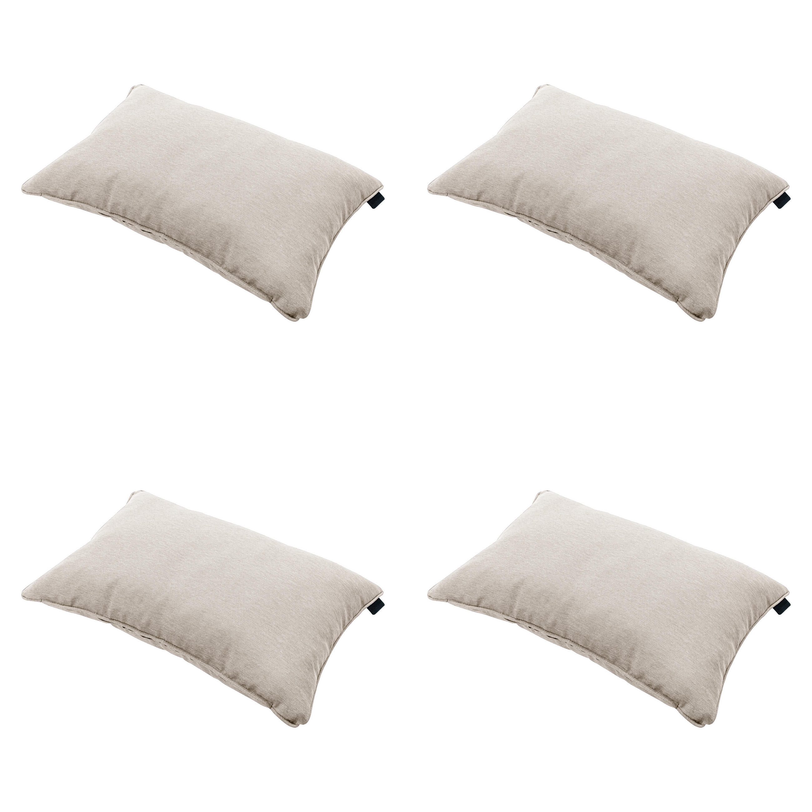 DEKORATIONSKISSEN Panama - Beige - 40/60/10 cm - 4er-Set - Beige, Textil (60/40cm) - Madison