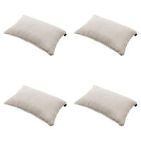 DEKORATIONSKISSEN Panama - Beige - 40/60/10 cm - 4er-Set - Beige, Textil (60/40cm) - Madison