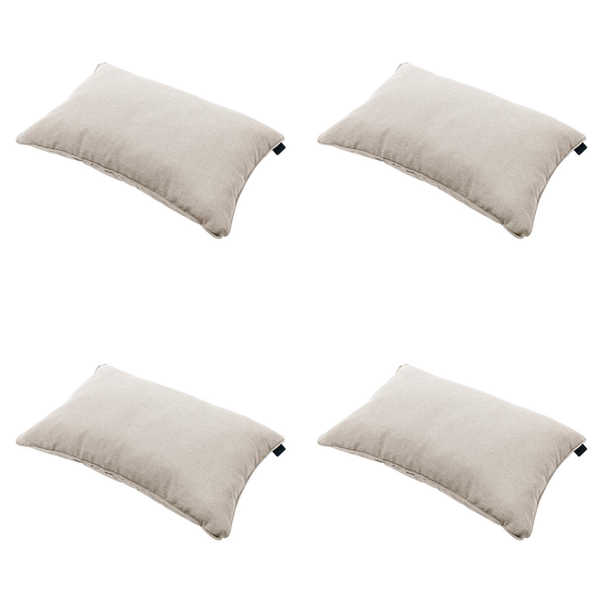 DEKORATIONSKISSEN Panama - Beige - 40/60/10 cm - 4er-Set - Beige, Textil (60/40cm) - Madison