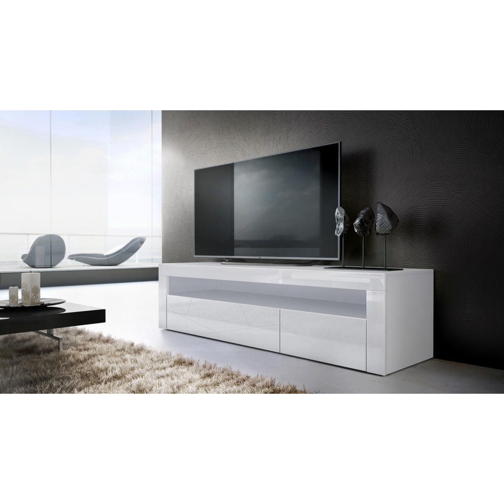 Thumbnail - Vladon Sideboard, Opal, Holzwerkstoff, 155x46x40 cm, Wohnzimmer, Kommoden & Sideboards, Sideboards