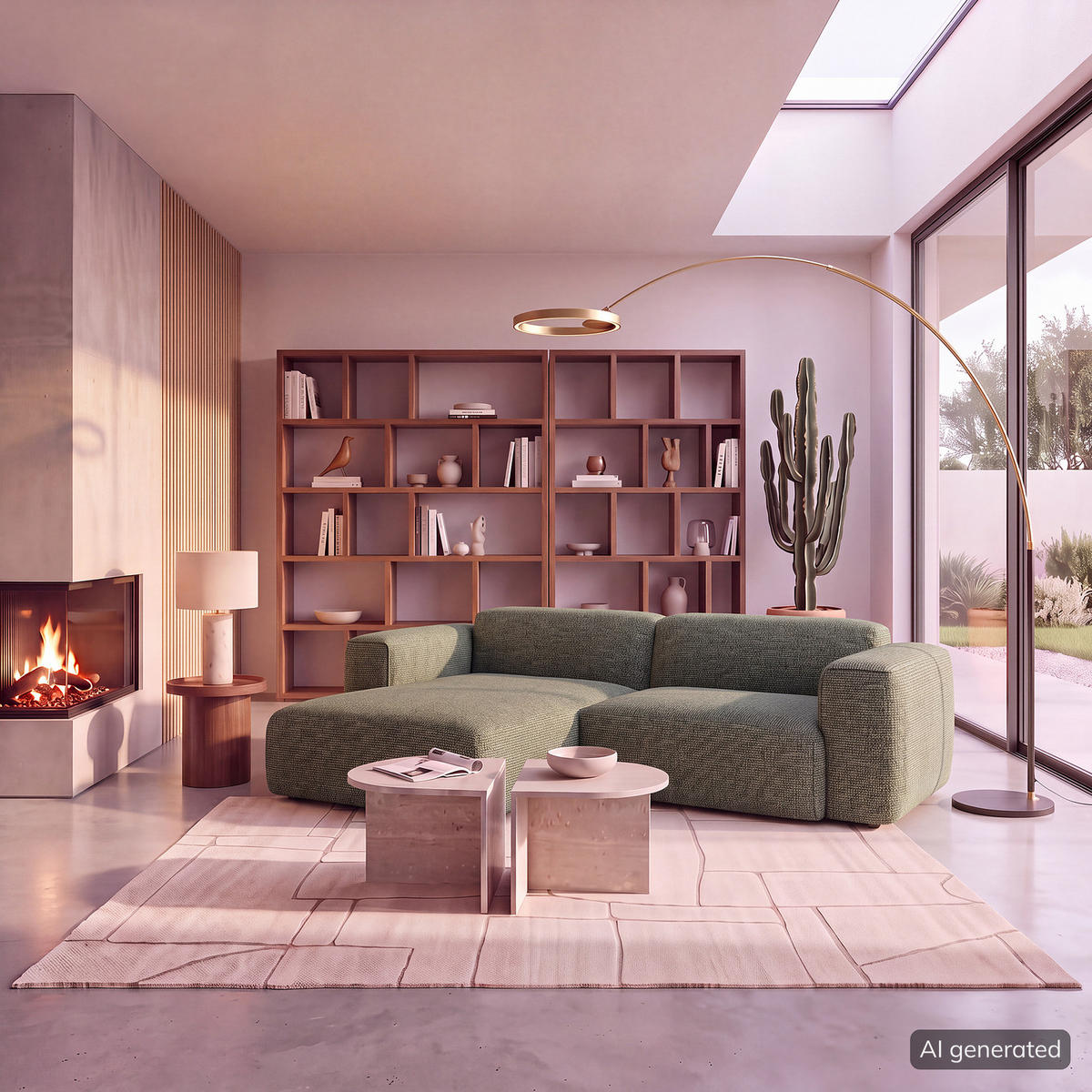 1,5-SITZER ECKSOFA mit Longchair - Schwarz/Grün, Kunststoff/Textil (260/173cm) - home24