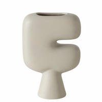 VASE Ton matt Pasu 23 cm - Beige, Keramik (22.8cm) - Boltze Home