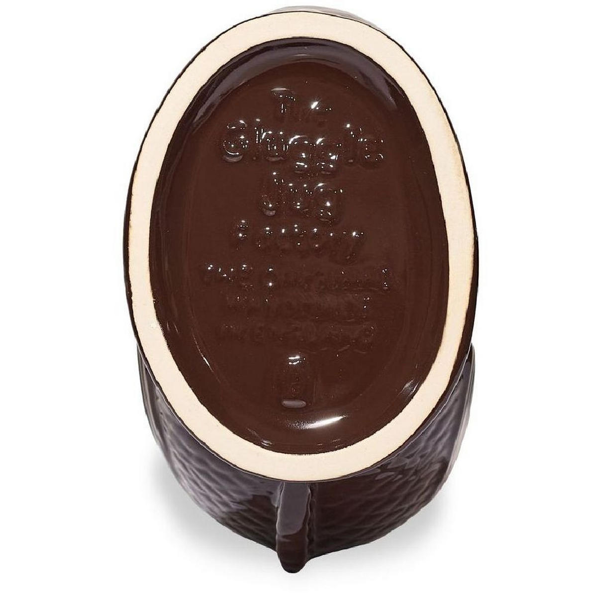 KARAFFE mit „Gluck-Gluck“-Geräusch 27,5/17/9,5 cm - Mokka, Keramik (1.2L) - Gluckigluck