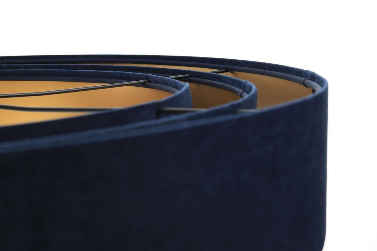 HÄNGELEUCHTE Blau 60/20 cm - Weiß, Kunststoff (60/1.5/20cm) - ONZENO