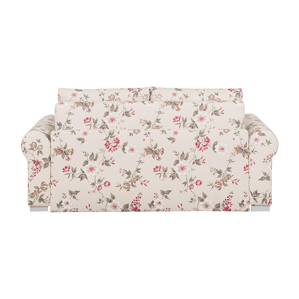 SCHLAFSOFA - Beige/Rosa, Textil (184/90/90cm) - home24