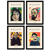 POSTER Set mit 4 Matisse Persona ästhetische A3 Rahmenlos - Klar, Papier (29.7/3cm) - Nacnic