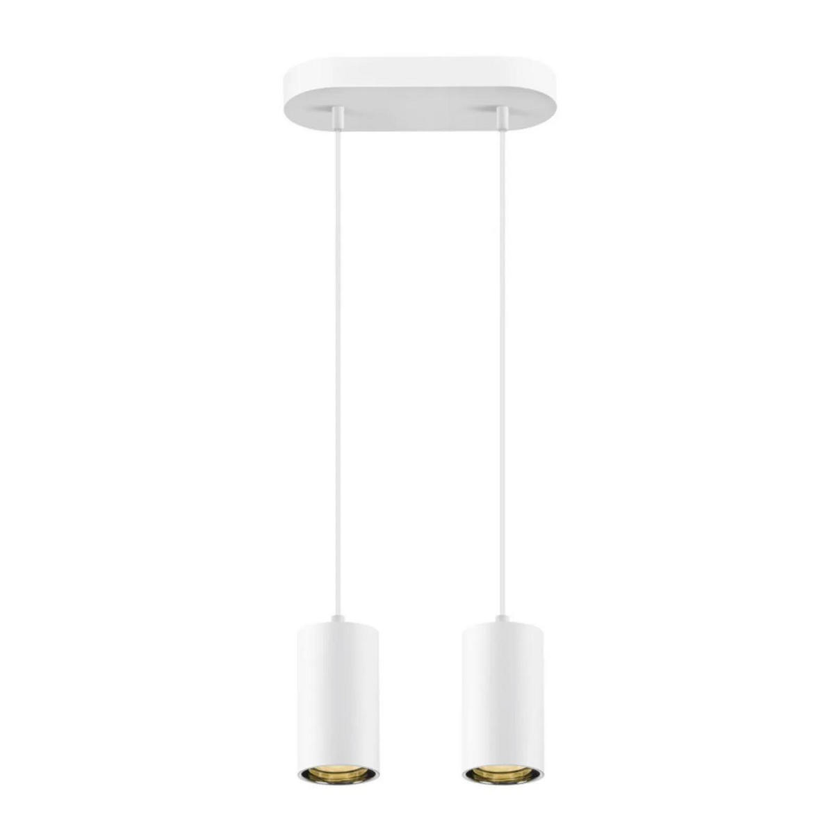 PENDELLEUCHTE ASTO TUBE Weiß - Weiß, Metall (3.5/3.5/26.2cm) - SLV