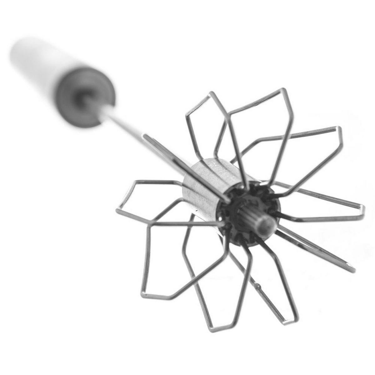 STAHLSCHNEEBESEN 36 cm - Silberfarben, Metall (28cm) - Orion 