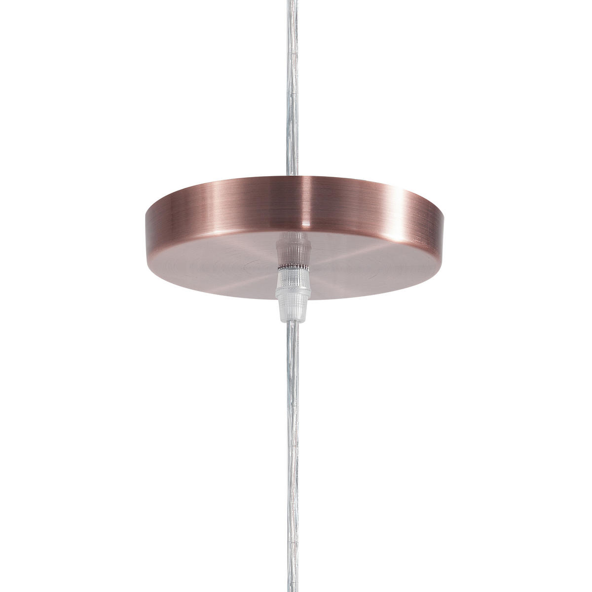 HÄNGELEUCHTE Narmada 22/22/179 cm - Grau, Metall (22/22/179cm) - Beliani