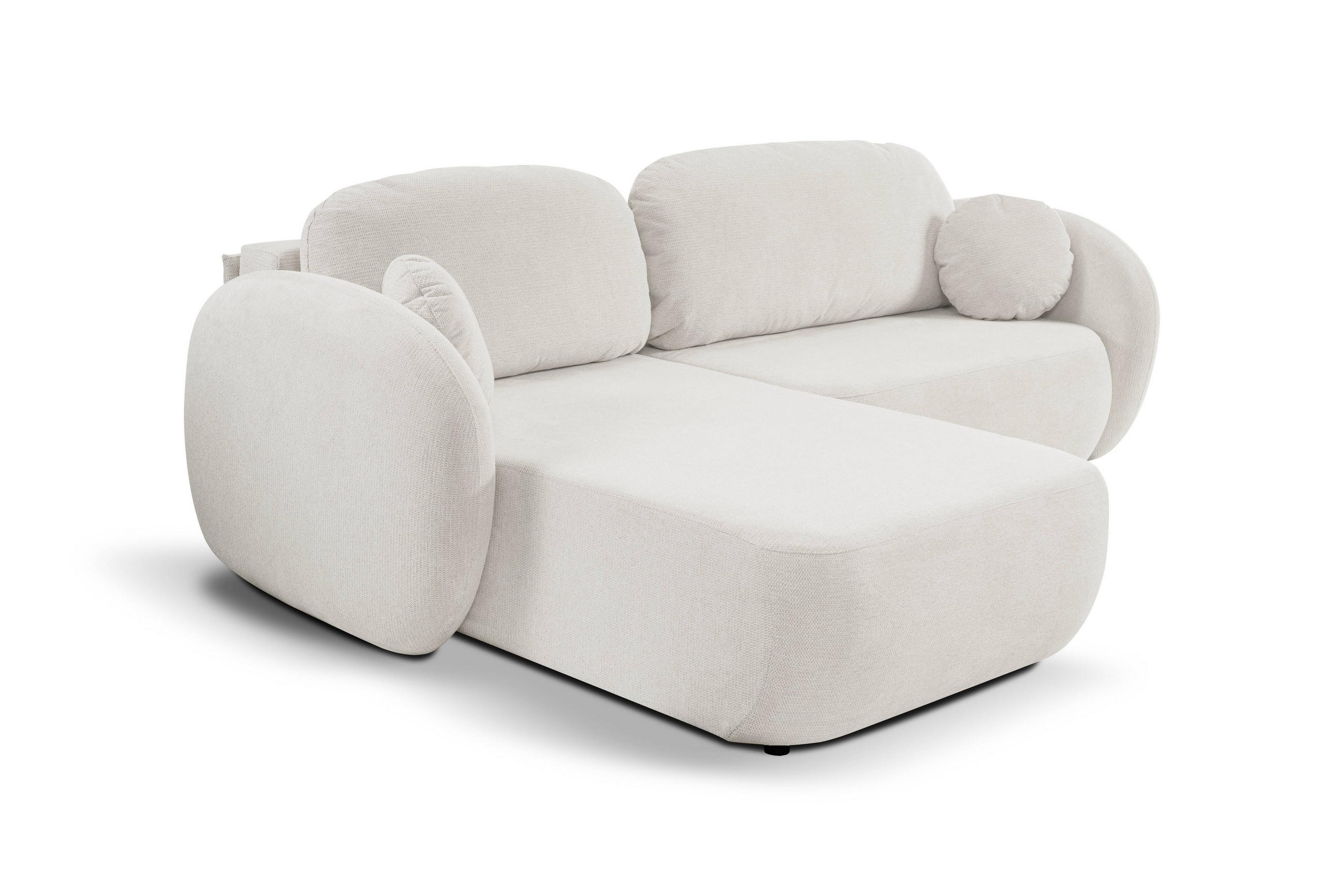 Masseno Ecksofa Weiß 248x174 cm