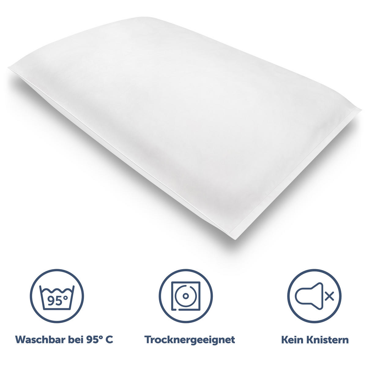 MILBENBEZUG-DECKE Ronja 140/220cm 2er-Set - Weiß, Textil (220/140cm) - Blumtal
