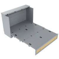 SCHRANKBETT 140/200 cm DE-04770, mit USB, Steckdose und Schubladen in Grau - Grau, Holzwerkstoff (140/200cm) - ComfortXL