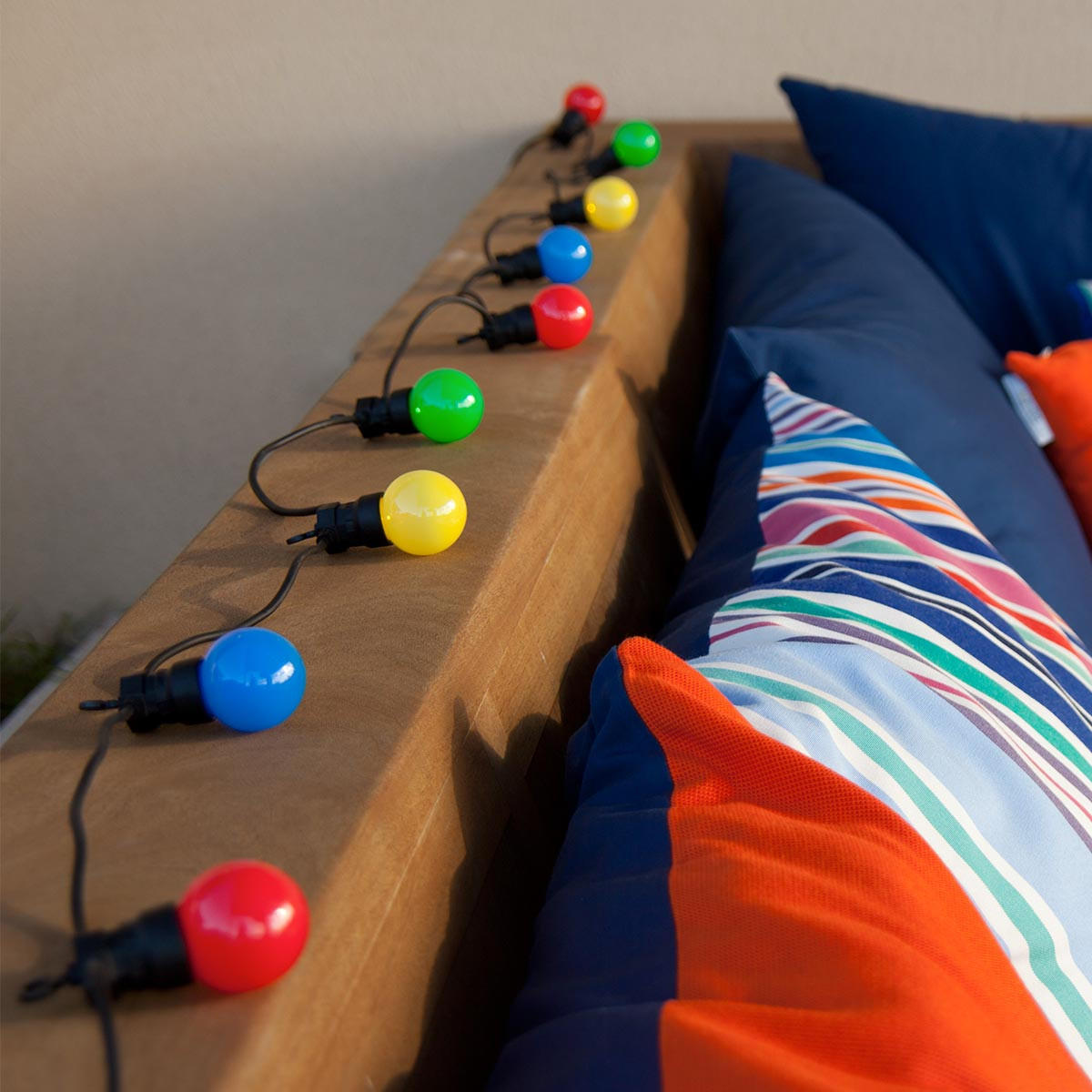 LICHTERKETTE PARTY mehrfarbig - Multicolor, Kunststoff (570cm) - Lumisky