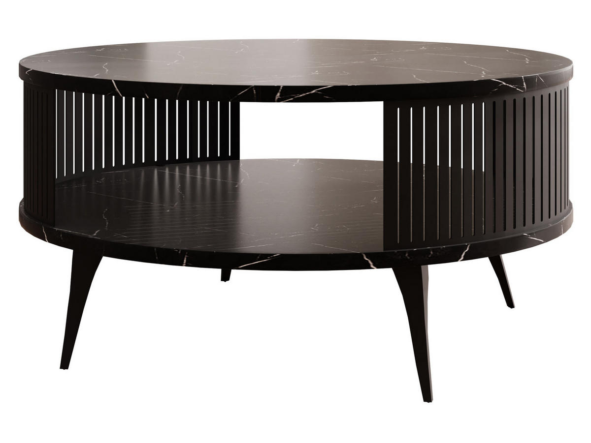 COUCHTISCH Roenni - Multicolor/Schwarz, Holzwerkstoff/Metall (75/75/30cm) - MIRJAN24