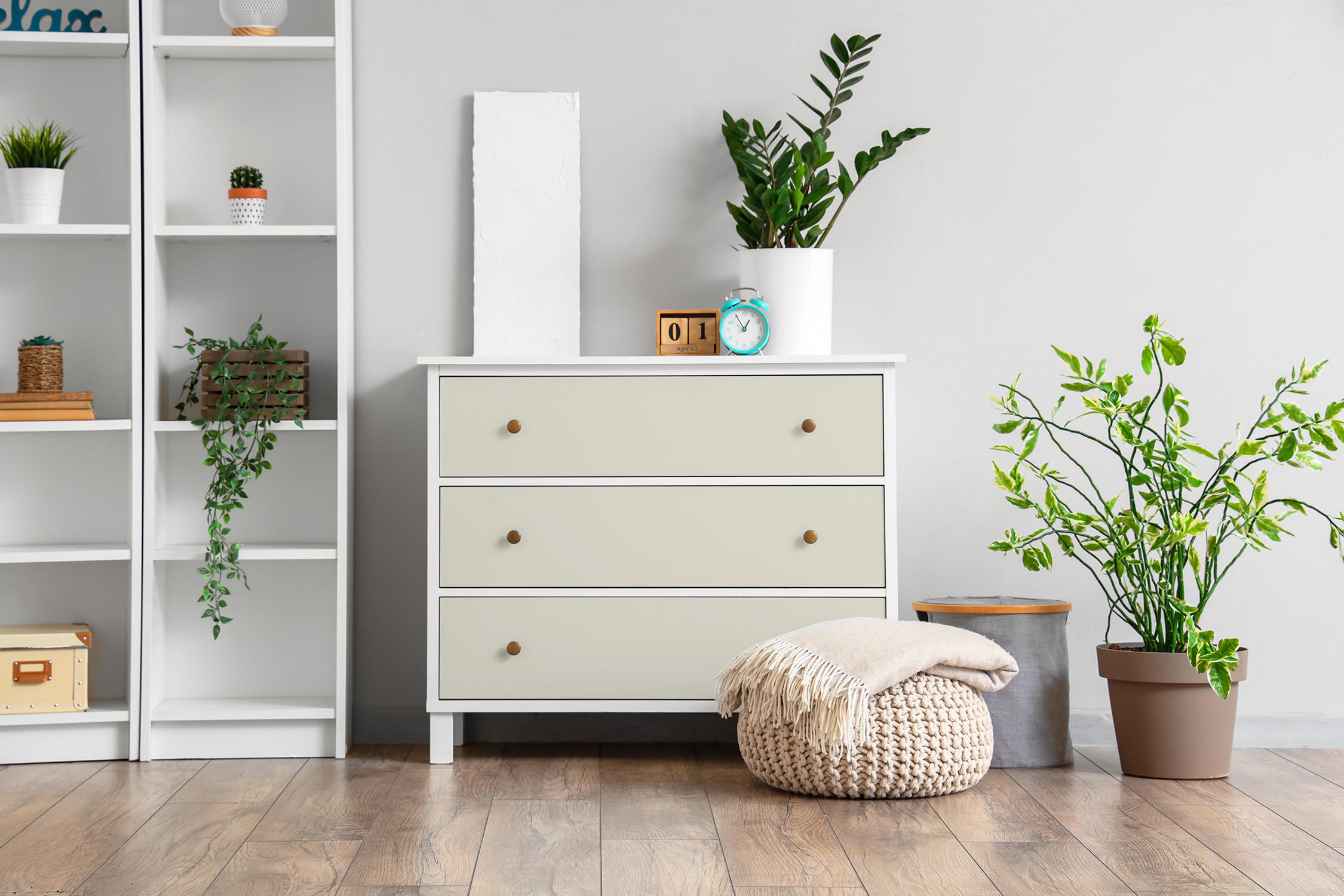 MÖBLAUFKLEBER 100x50 cm hellbeige - Grau, Kunststoff (100/50/0.1cm) - Wallfluent