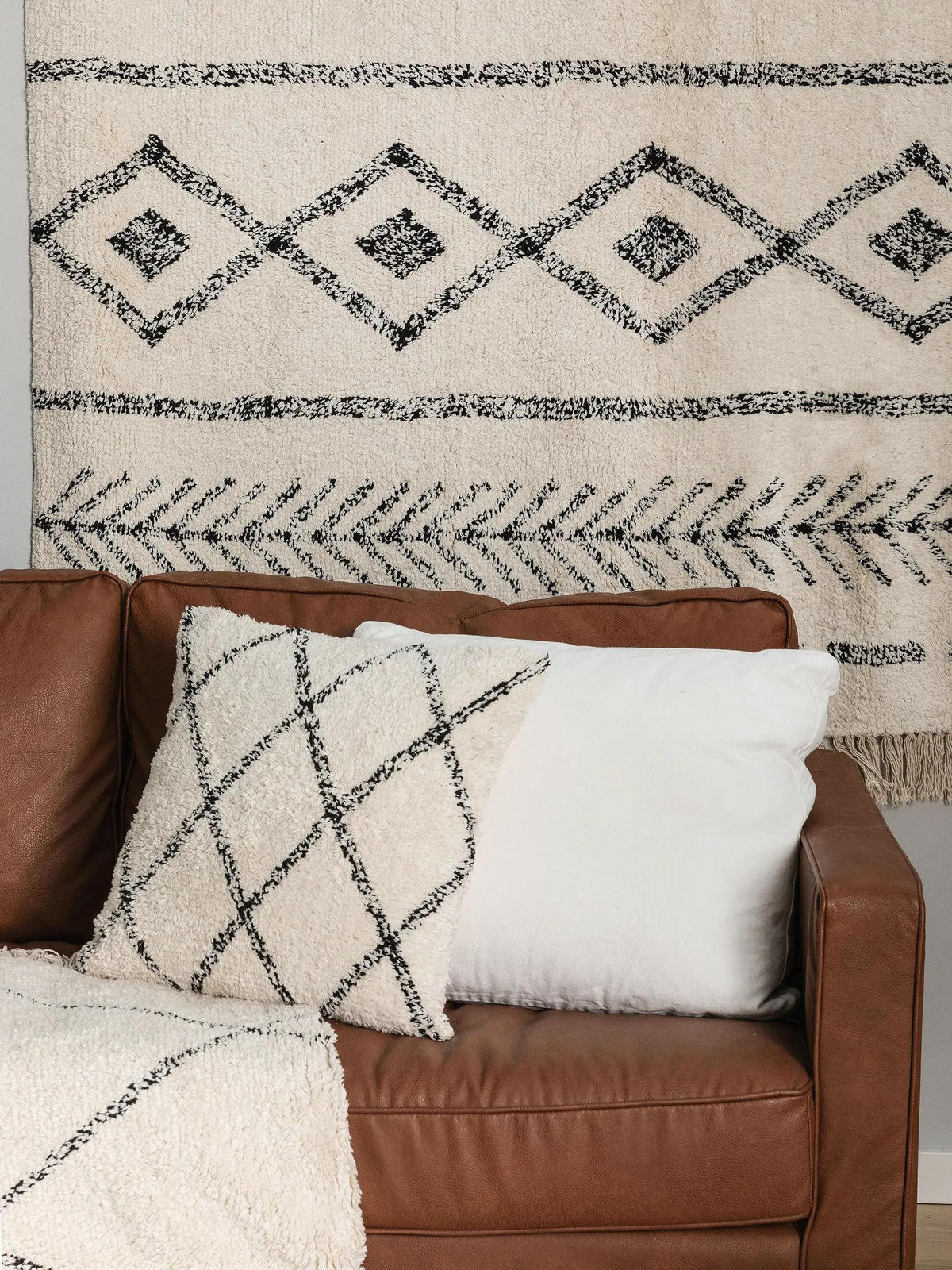 KISSENBEZUG Naomi Cream 45x45 cm - Creme, Textil (45/45cm) - benuta Nest
