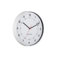 WANDUHR Fresco Weiß 31.5/31.5/ - Weiß, Kunststoff (31.5/31.5/31.5cm) - Karlsson